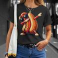 Cool Hot Dog Dabbing Fast Food Hotdog Lovers Toddler T-Shirt Gifts for Her