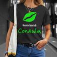 Cordula Green Fancy Dress Costume Carnival Oktoberfest Apres Ski Party T-Shirt Geschenke für Sie