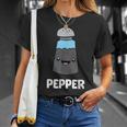 Costume De Poivre Et De Sel Assortis T-Shirt Cadeaux pour elle