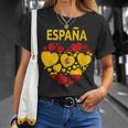 Costume Drapeau Espagnol En Forme De Cœur Pour S Et Enfants T-Shirt Cadeaux pour elle