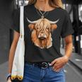 Cow Highland Cow Cow Costume Highland Cow T-Shirt Geschenke für Sie