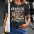 Creampie Connoisseur Raunchy Cat Meme Adult Humor T-Shirt Gifts for Her