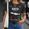 Crete Call An Greece Island Holiday Travel S T-Shirt Geschenke für Sie