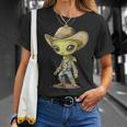 Cute Alien Cowboy T-Shirt Geschenke für Sie