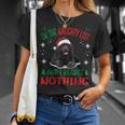Cute Newfoundland Dog Christmas On The Naughty List And I T-Shirt Gifts for Her