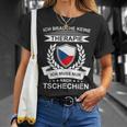 Czech Republic Holiday Fans Souvenir Czech Flag Cz T-Shirt Geschenke für Sie