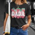 Dada Of The Berry First Birthday Strawberry Family Matching T-Shirt Gifts for Her
