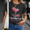 Damen Sommer Cocktail Party Wildberry Lillet Damen Mit-Ausschnitt T-Shirt Geschenke für Sie