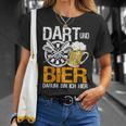 Dart Und Bier Das Gönn Ich Mir Darter Dart Player Jersey T-Shirt Geschenke für Sie