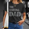 The Darting Dad Dartsport Darter Sprüche Dartboard T-Shirt Geschenke für Sie