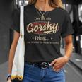 Das Ist Ein Gorsky Ding Das Würdest Du Nicht Verstehen Gorsky Name T-Shirt Geschenke für Sie