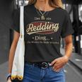 Das Ist Ein Redding Ding Das Würdest Du Nicht Verstehen Redding Name T-Shirt Geschenke für Sie