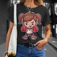 Dibujos Animados De Boxeo Para Niñas Camiseta unisex Regalos para ella