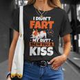 I Din't Fart My Butt Blow You A Kiss Dueño De Perros Amante De Perros Camiseta unisex Regalos para ella