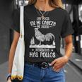 Divertido Pollo & Gallina Agricultor Necesitas Más Pollos Camiseta unisex Regalos para ella
