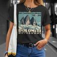Dolomites Italy Tre Cime Di Lavaredo Drei Zinnen Hiking T-Shirt Gifts for Her
