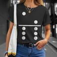 Domino Stein 2 Pieces 6 Pieces Carnival Costume T-Shirt Geschenke für Sie