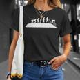 Downhill Evolution – Downhill Rider Mountain Bike Rider Mtb Camiseta unisex Regalos para ella
