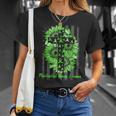 Drapeau Américain De Sensibilisation Aux Maladies Mitochondriales Tournesol T-Shirt Cadeaux pour elle