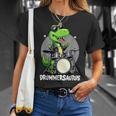 Drummer Boy Musician Drummersaurus Dinosaur T-Shirt Geschenke für Sie