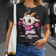 Dulce Cabra Entrenamiento Fresco Diseño Fitness Gimnasio Entrenamiento Camiseta unisex Regalos para ella