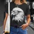 Eagles Face With Sunglasses Vintage Eagle Eyes Bird Lover T-Shirt Gifts for Her