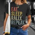 Eat Sleep Rally Repeat Rally Driving T-Shirt Geschenke für Sie