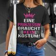 Eine Prinzessin Braucht Kein Kostü T-Shirt Geschenke für Sie