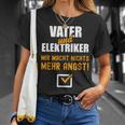 Electrician Father Dad Birth T-Shirt Geschenke für Sie