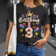 Es Mi Rosquilla De 3 Años Feliz Niña De 3 Años Camiseta unisex Regalos para ella
