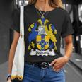 Escudo De Armas Bellamy Escudo De La Familia Camiseta unisex Regalos para ella
