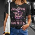 Eule Juhuuu Ich Bin In Rente Nachtteule Im Ruhestand T-Shirt Geschenke für Sie