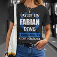 Fabian Name First Name T-Shirt Geschenke für Sie