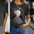 Faceless Man Planet Astronaut -Astral Cosmic Space T-Shirt Gifts for Her