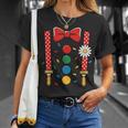 Fancy Dress Costume Women's Fancy Dress Carnival Clown Costume T-Shirt Geschenke für Sie