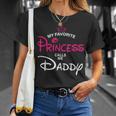 My Favorite Princess Calls Me Daddy Daughter Fathers Day Men T-Shirt Gifts for Her