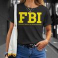 Fbi Federal Office For Investigation Officers 2-Sided T-Shirt Geschenke für Sie