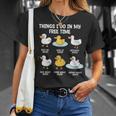 Feed Ducks Talk About Ducks T-Shirt Gifts for Her