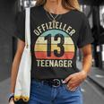 Finally 13Th Birthday Boy Girl Official Nager S T-Shirt Geschenke für Sie