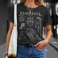 Floorball Player Stick Goalie Sportintage Lacquer Print S T-Shirt Geschenke für Sie