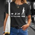 My Follower Me Cat Cute Cat Cute T-Shirt Geschenke für Sie