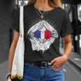 French Flag Home France T-Shirt Geschenke für Sie