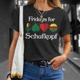 Fridays For Schafkopf Double Head T-Shirt Geschenke für Sie