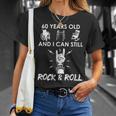 60Th Birthday Rock And Roll 60Th Birthday Gag T-Shirt Geschenke für Sie