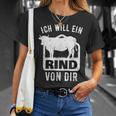 Agriculture Saying I Will A Rindon Dir Fun T-Shirt Geschenke für Sie