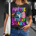Aunt Of The Shark Birthday Auntie Matching Family T-Shirt Gifts for Her