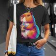 Capybara Bubble Tea Animal Lover Rodent T-Shirt Geschenke für Sie