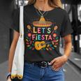 Cinco De Mayo Let's Fiesta Sombrero Hat Women T-Shirt Gifts for Her
