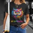 Colourful Owl T-Shirt Geschenke für Sie