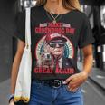 Cool Trump Groundhog Make Groundhog Day Great Again T-Shirt Gifts for Her